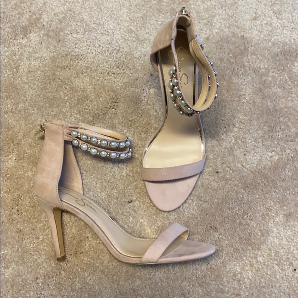 Jessica Simpson Diamond and Pearl Pump